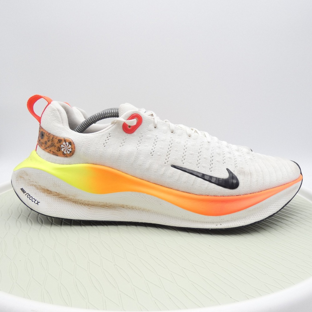 Nike InfinityRN 4 Mens Running Shoes Sail White Laser Orange HF4916-100 Size 13